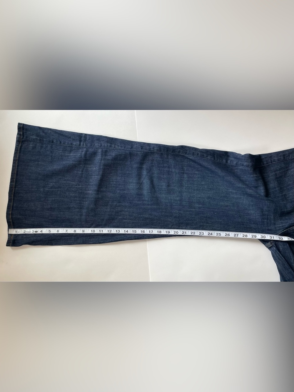 Pilcro by Anthropologie Cotton Dark Wash High-Rise Wide-Leg Denim Jeans - Picture 9 of 9
